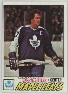 Darryl Sittler #38 Hockey Cards 1977 Topps