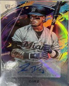 Isan Diaz #FA-ID Baseball Cards 2020 Topps Fire Autographs