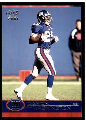 Damon Washington #289 2001 Pacific Football