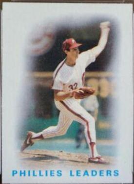 1986 Topps Phillies Leaders #246 card