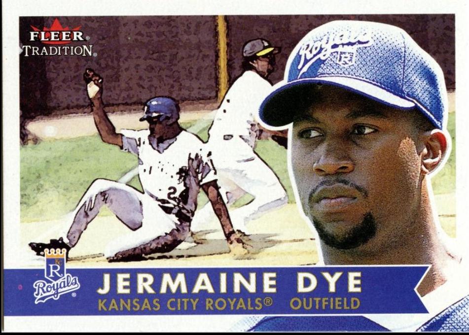 Jermaine Dye #37 Baseball Cards 2001 Fleer Tradition