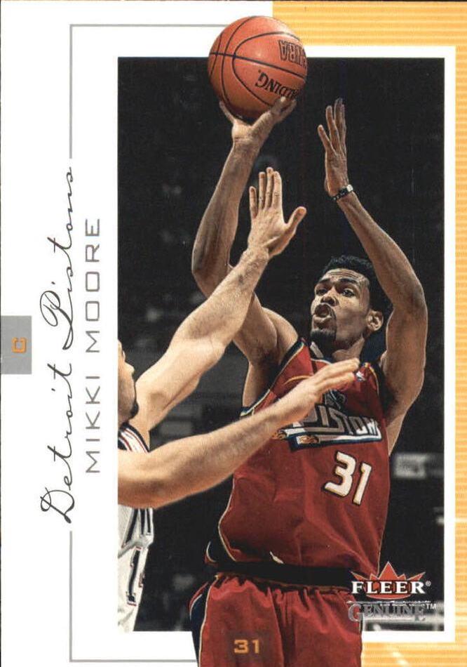 Mikki Moore #5 Basketball Cards 2000 Fleer Genuine