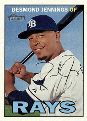 Desmond Jennings #27 Baseball Cards 2016 Topps Heritage