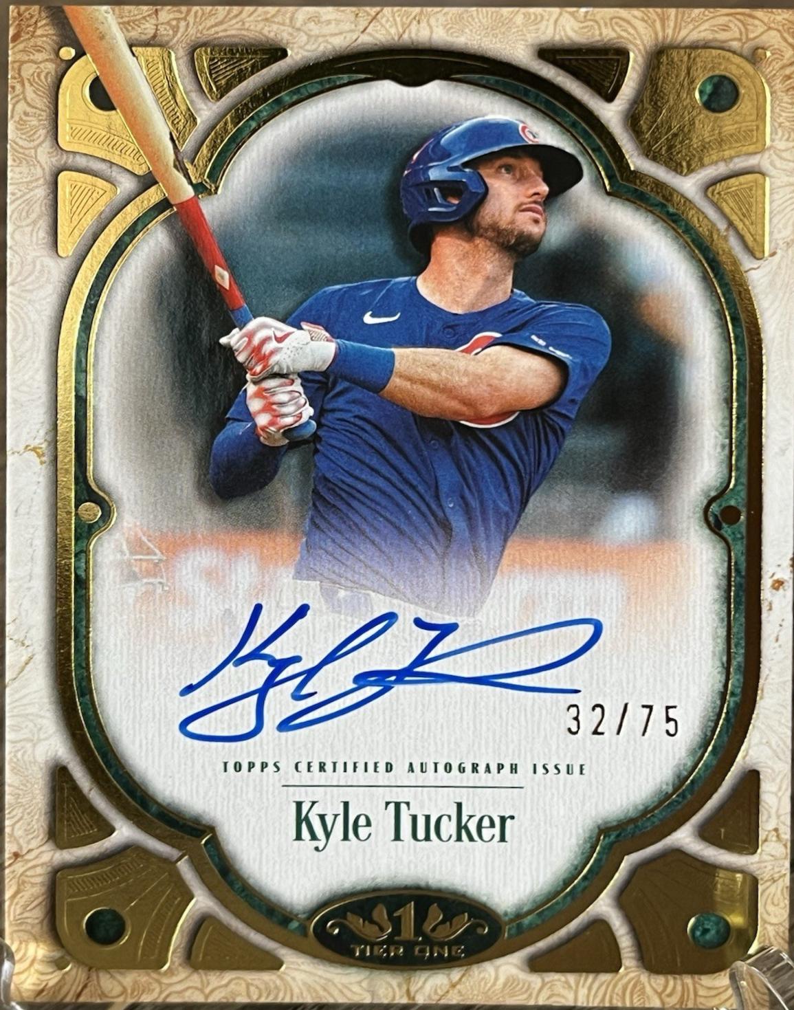 Kyle Tucker #T1A-KT 2026 Topps Tier One Baseball Tier One Autographs
