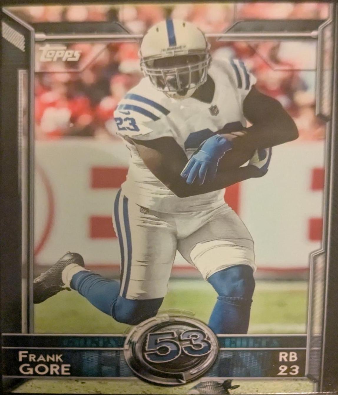 Frank Gore #53 Football Cards 2015 Topps