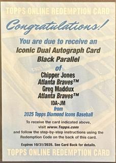 Greg Maddux / Chipper Jones