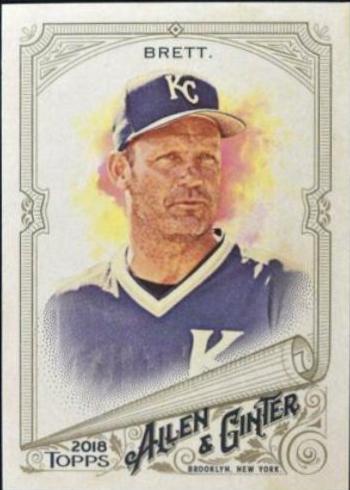 George Brett #94 2018 Topps Allen & Ginter X Baseball