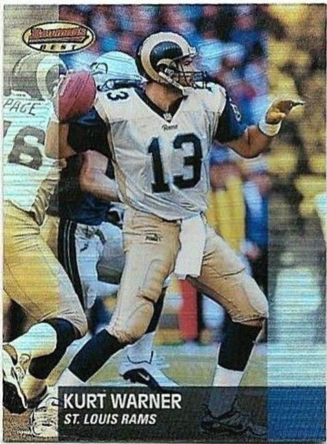 Kurt Warner #25 Football Cards 2001 Bowman's Best