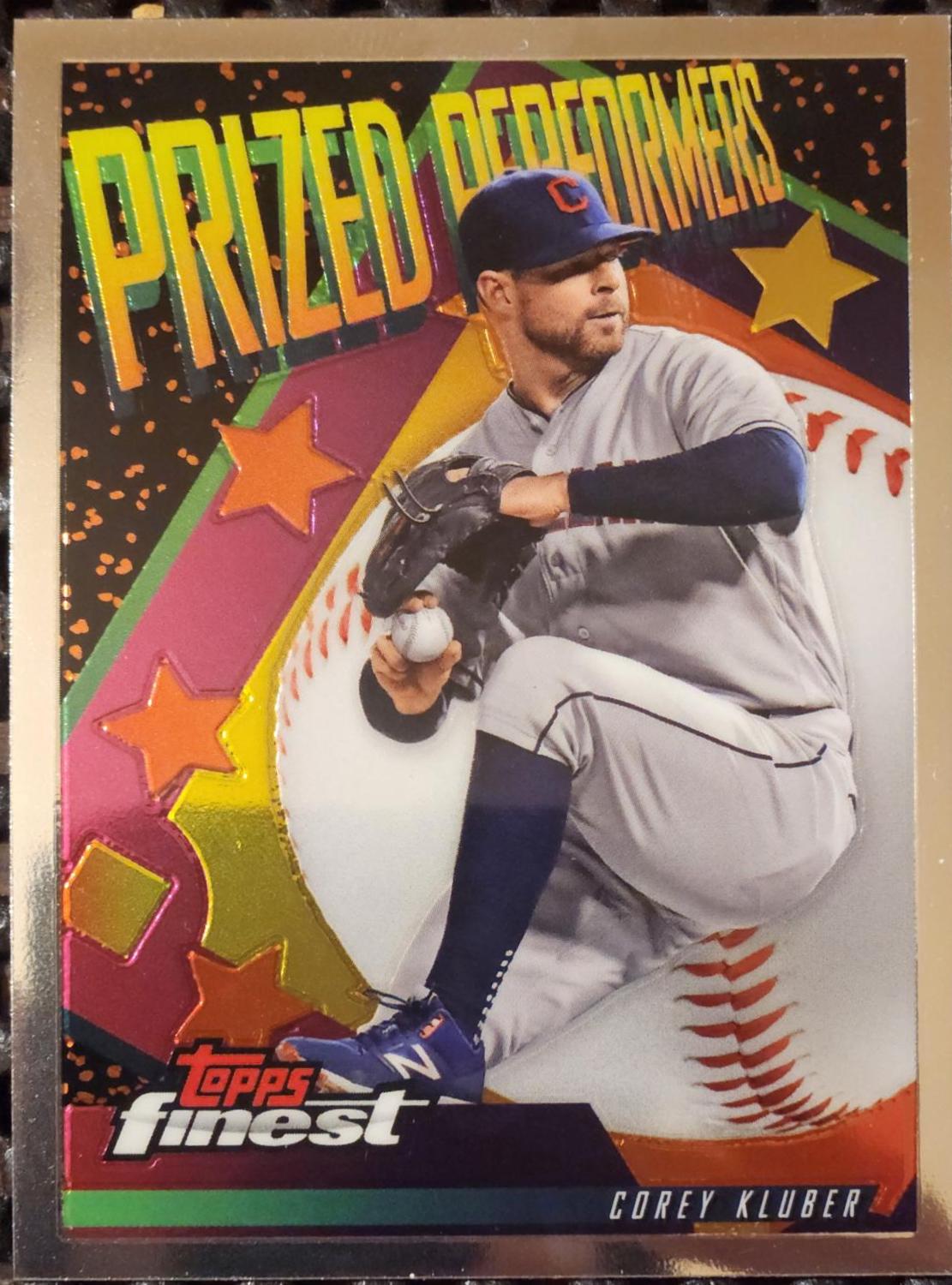 Corey Kluber #PPCK Baseball Cards 2019 Topps Finest Prized Performers