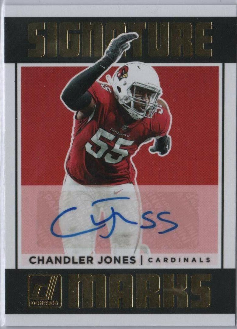Chandler Jones Football Cards 2018 Donruss Signature Marks