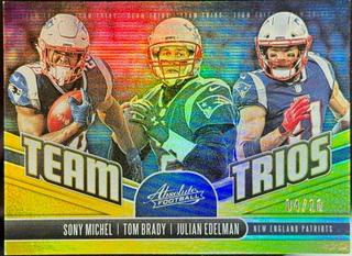Julian Edelman, Sony Michel, Tom Brady