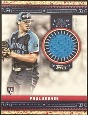 Paul Skenes #ASR-PS Baseball Cards 2024 Topps Update All-Star Stitches