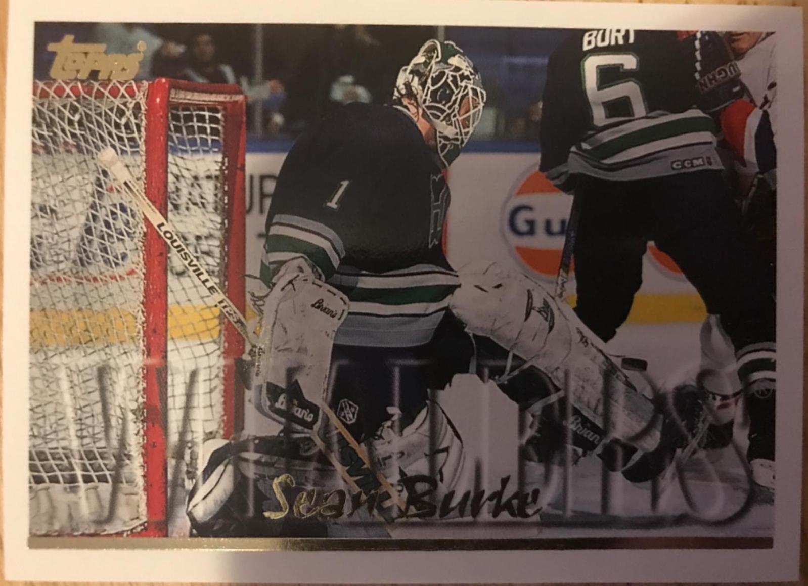 Sean Burke #135 Hockey Cards 1995 Topps
