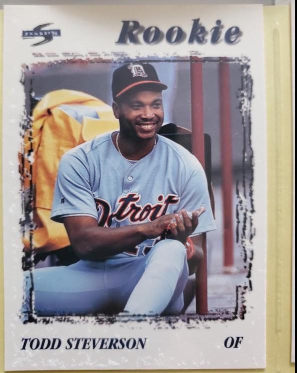 Todd Steverson #244 Baseball Cards 1996 Score
