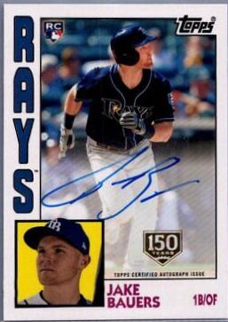 Jake Bauers #JB 2019 Topps 1984 Baseball Autographs