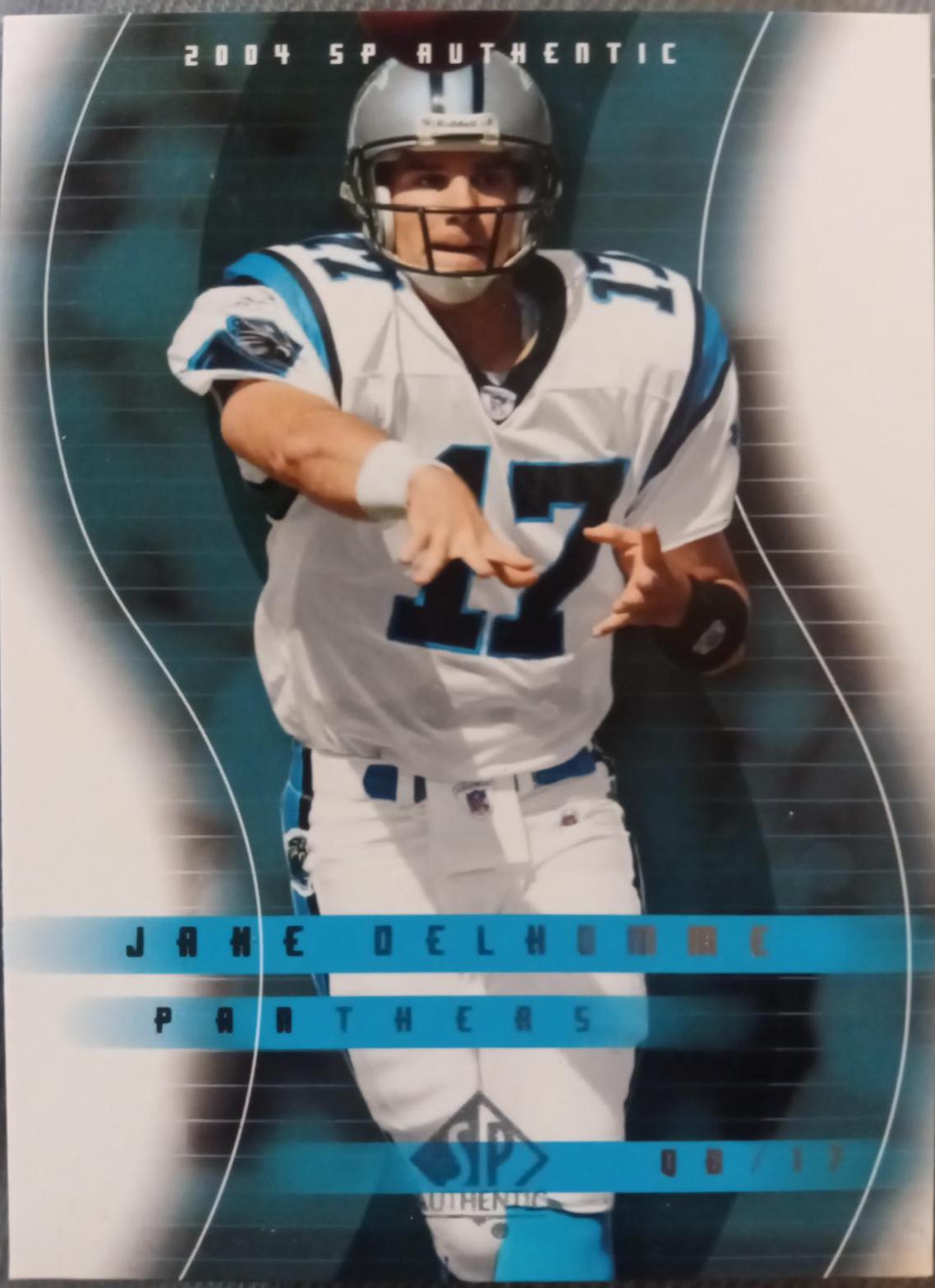 Jake Delhomme #13 Football Cards 2004 SP Authentic