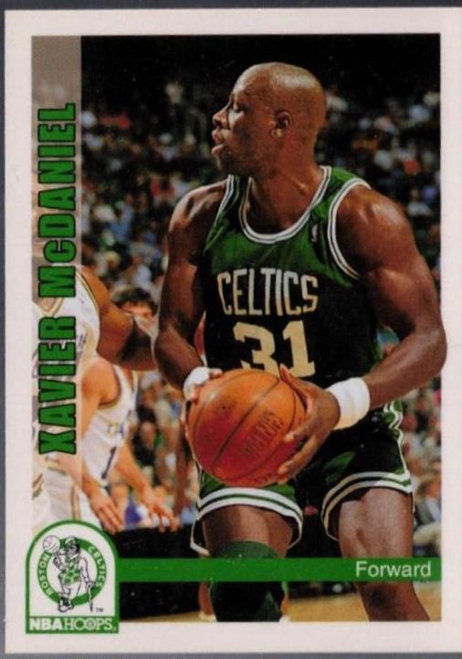 Xavier McDaniel #357 Basketball Cards 1992 Hoops