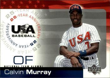 Calvin Murray #USA-132 Baseball Cards 2004 Upper Deck USA Baseball 25th Anniversary