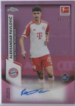 Aleksandar Pavlovic [Pink Refractor] #BCA-APA Prices | 2023 Topps 
