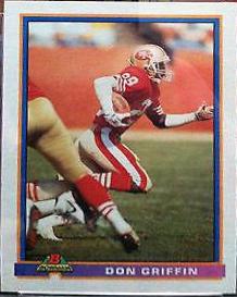Don Griffin #469 1991 Bowman Football