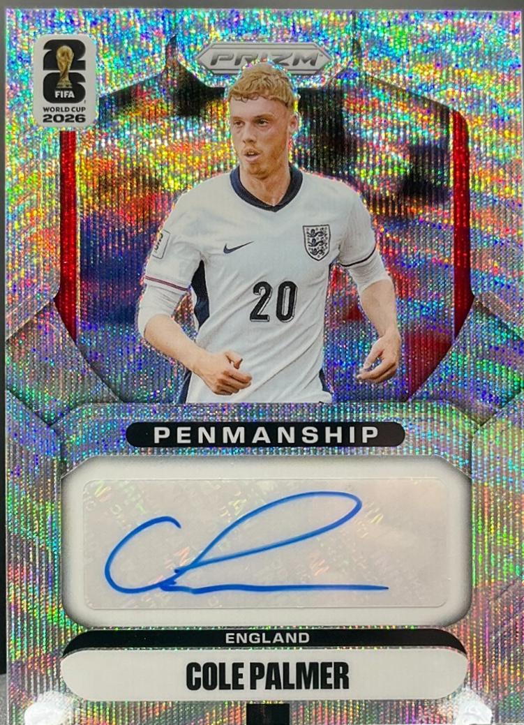 Cole Palmer [Wave] #1 Prices | 2026 Panini Prizm FIFA Penmanship