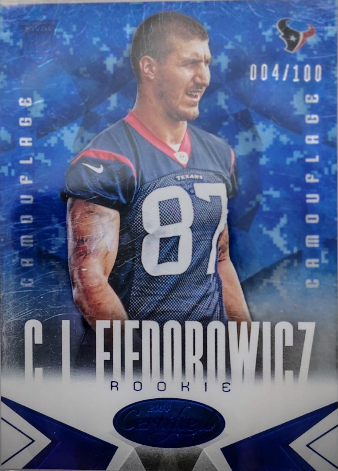 C.J. Fiedorowicz [Blue Camo] #108
