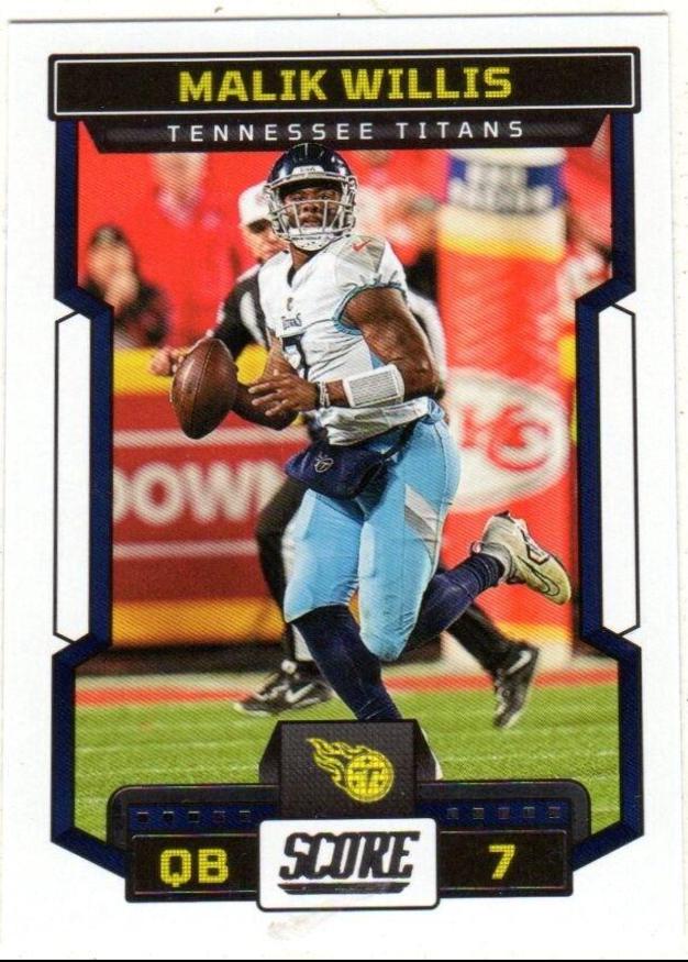 Malik Willis #29 Football Cards 2023 Panini Score