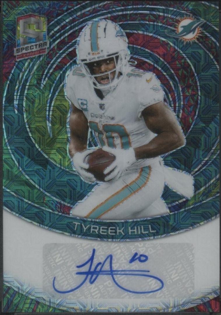 Tyreek Hill #29 2023 Panini Spectra Football Signatures