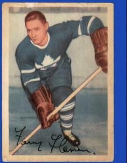Fern Flaman #14 Hockey Cards 1953 Parkhurst