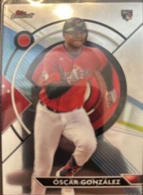 Oscar Gonzalez #38 Baseball Cards 2023 Topps Finest