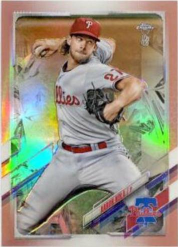 Aaron Nola [Rose Gold Refractor] #46
