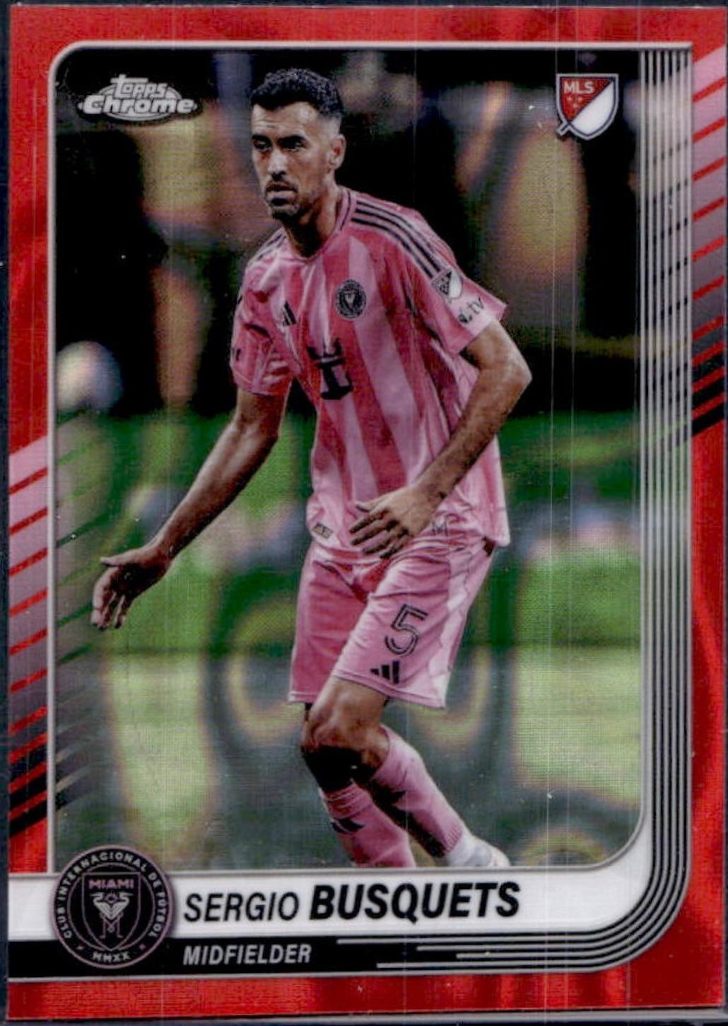 Sergio Busquets [Red Lava Refractor] #88