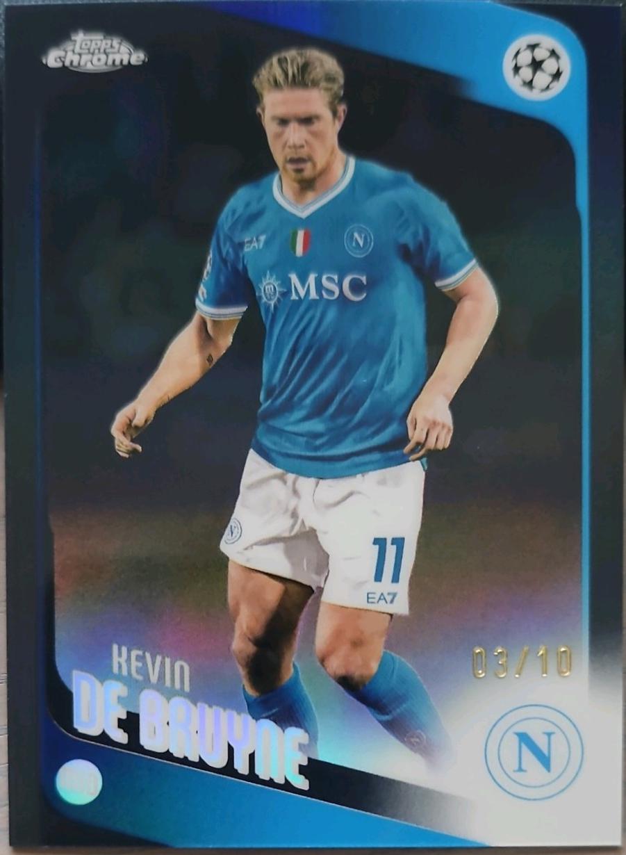 Kevin De Bruyne [Black Refractor] #200 Prices | 2025 Topps Chrome