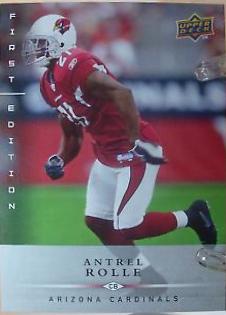 Antrel Rolle #5 Football Cards 2008 Upper Deck