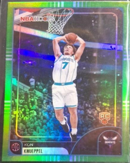 2025 Topps NBA Hoops Kon Knueppel [Green Hoops] #67 card