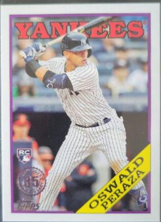 Oswald Peraza #2T88-4 Baseball Cards 2023 Topps Series 2 1988 35th Anniversary