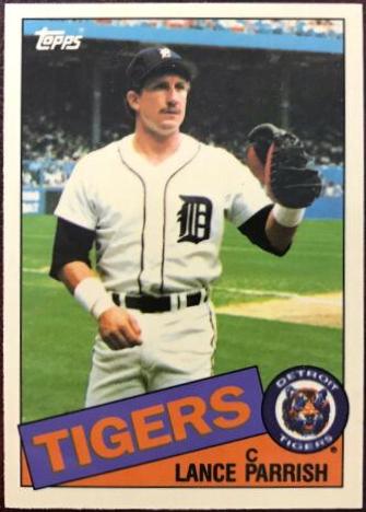 Lance Parrish #160 1985 Topps Tiffany Baseball