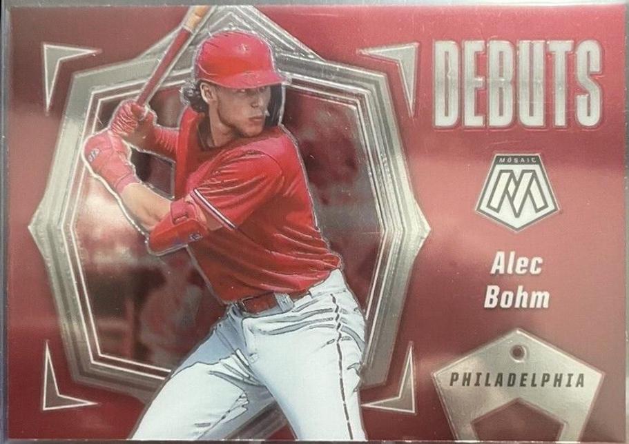 Alec Bohm #PD20 Baseball Cards 2021 Panini Mosaic Debuts