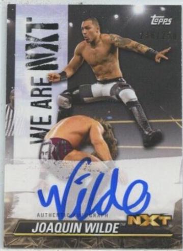 Joaquin Wilde #A-JW Wrestling Cards 2021 Topps WWE We Are NXT Autographs