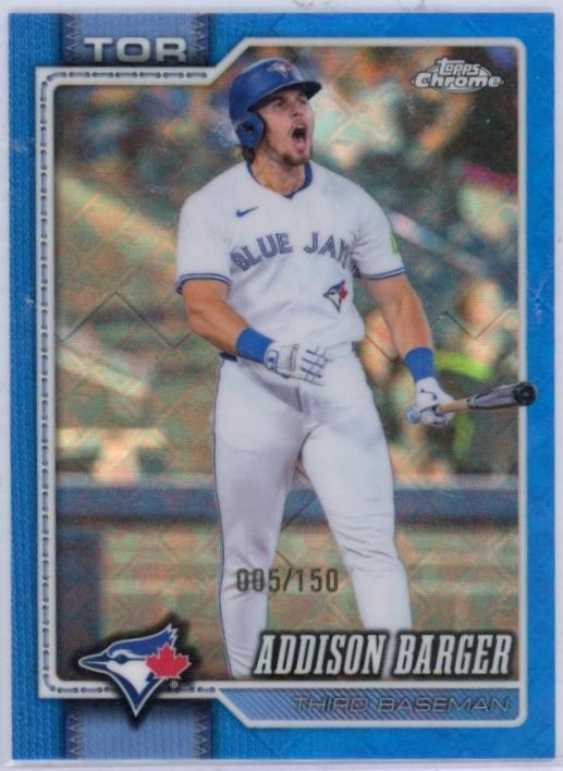 Addison Barger #276 2026 Topps Chrome Logofractor Baseball