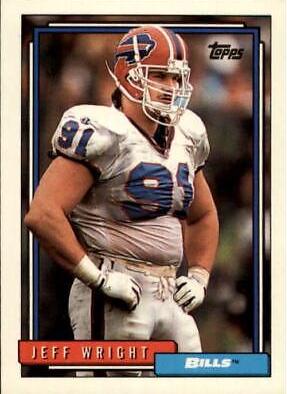 Jeff Wright #21 Football Cards 1992 Topps