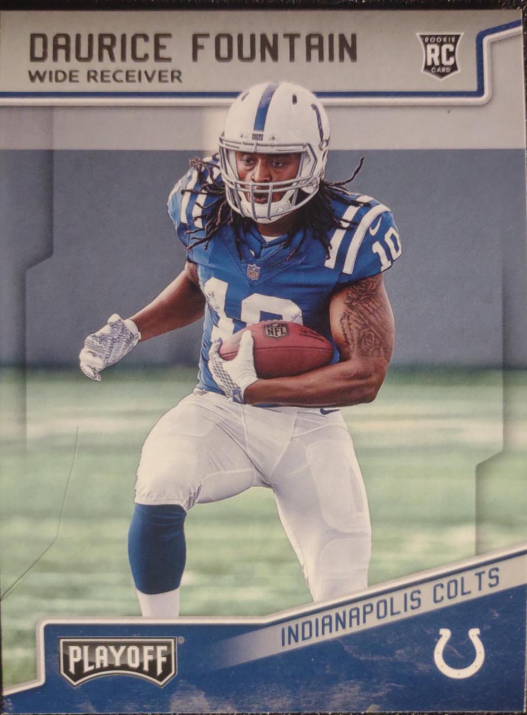 Daurice Fountain #237 Football Cards 2018 Panini Playoff