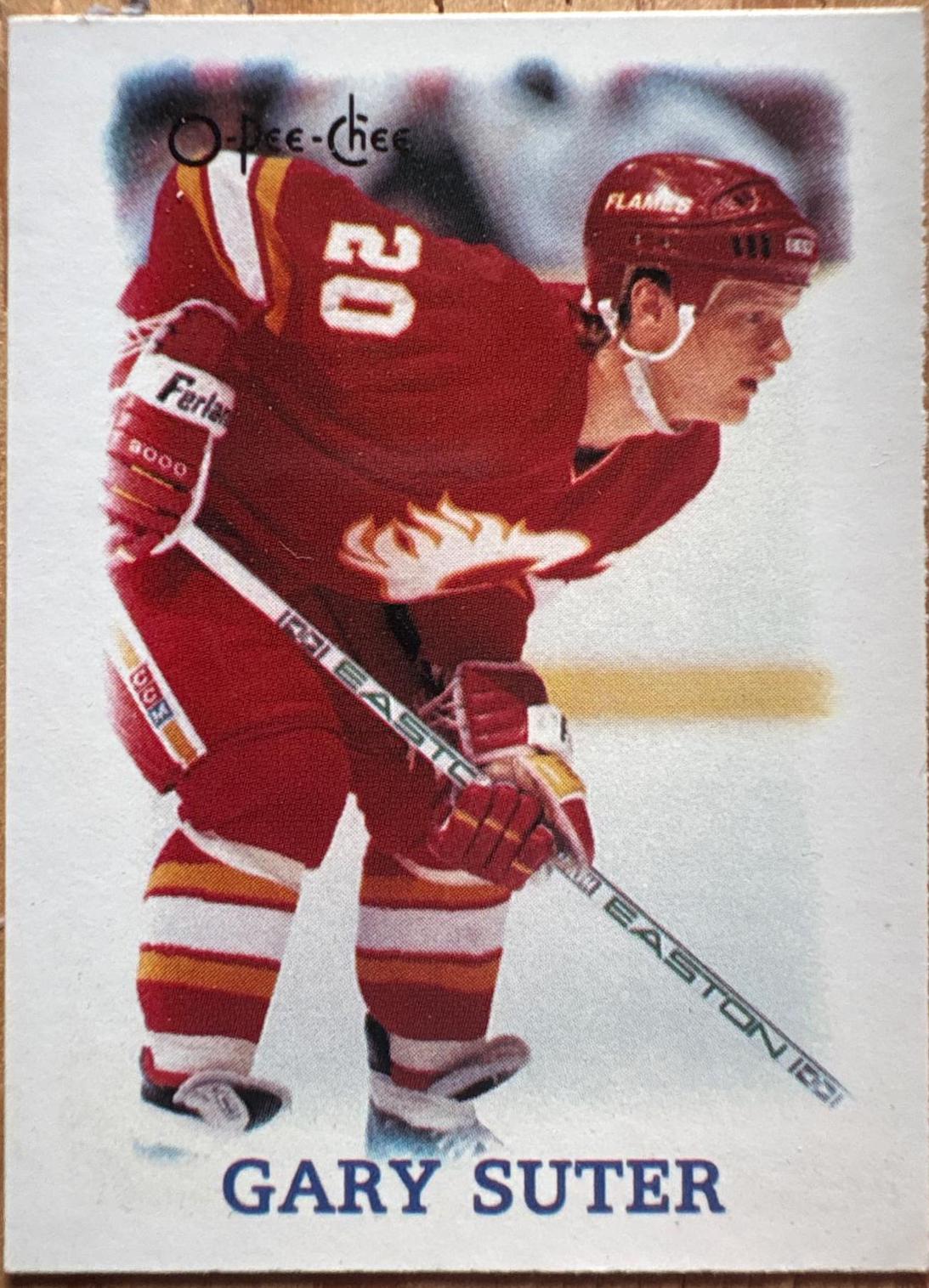 Gary Suter #40 1988 O Pee Chee Minis Hockey