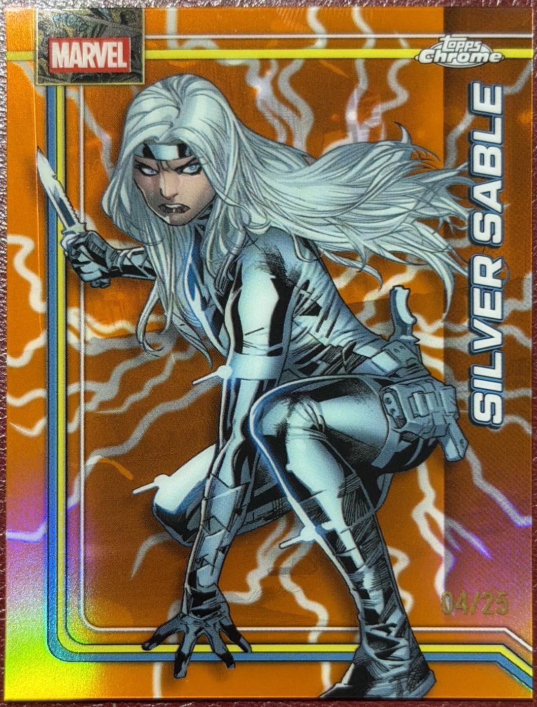 Silver Sable Orange Refractor