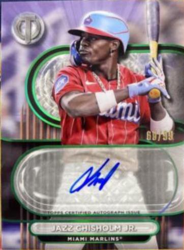 Jazz Chisholm Jr. #TA-JC 2024 Topps Tribute Baseball Autographs