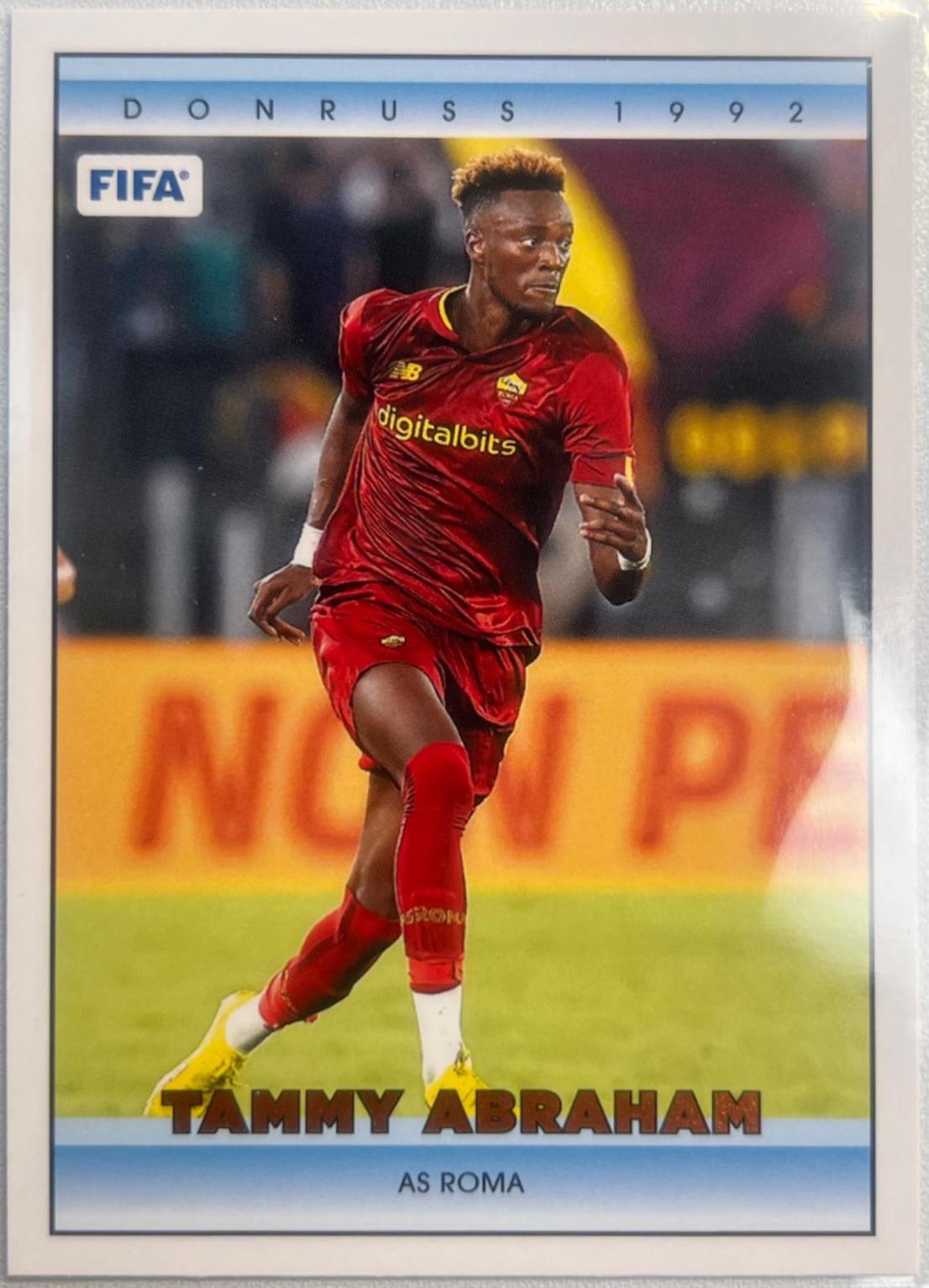 Tammy Abraham #23 Soccer Cards 2022 Panini Donruss 1992 Tribute