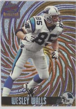 Wesley Walls #21 Football Cards 1998 Pacific Revolution