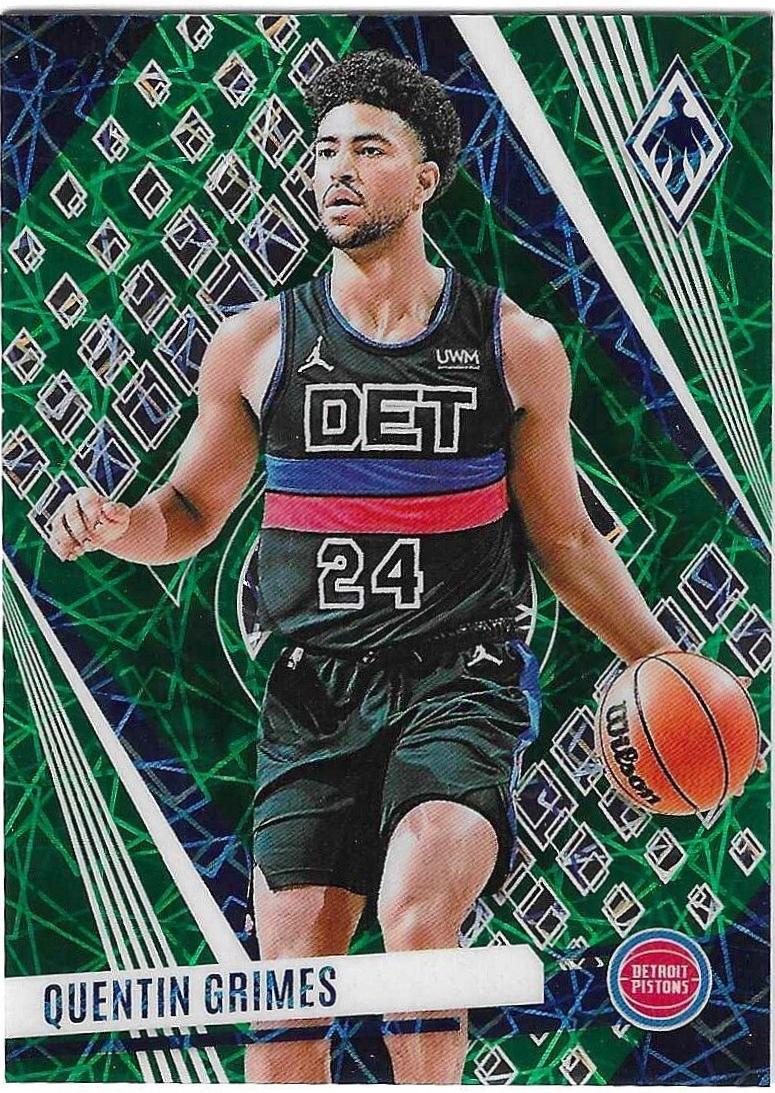 Quentin Grimes [Green Lazer] #190 Prices | 2023 Panini Phoenix ...