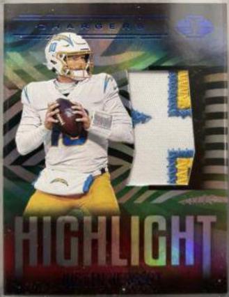 Justin Herbert [Blue] #HS-JH