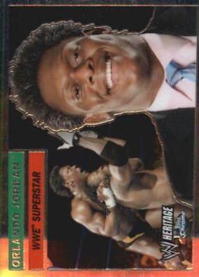 Orlando Jordan #4 Wrestling Cards 2006 Topps Heritage Chrome WWE
